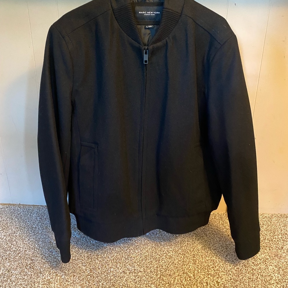 Marc New York Black Bomber Jacket